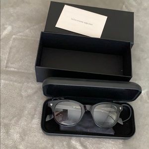 Alexander McQueen black glasses